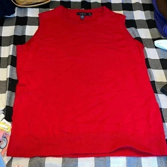 Lands End cashmere red sweater size 1X - Picture 1 of 3